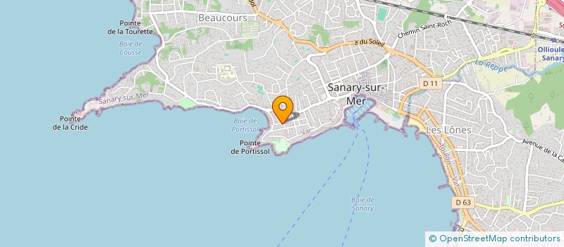 localisation de l'entreprise CONFI SUD-EST à SANARY-SUR-MER