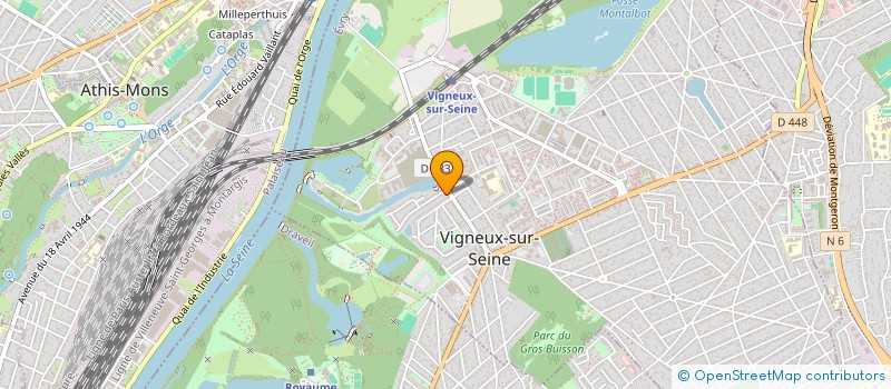 localisation de l'entreprise CONFIA DIAG à VIGNEUX-SUR-SEINE