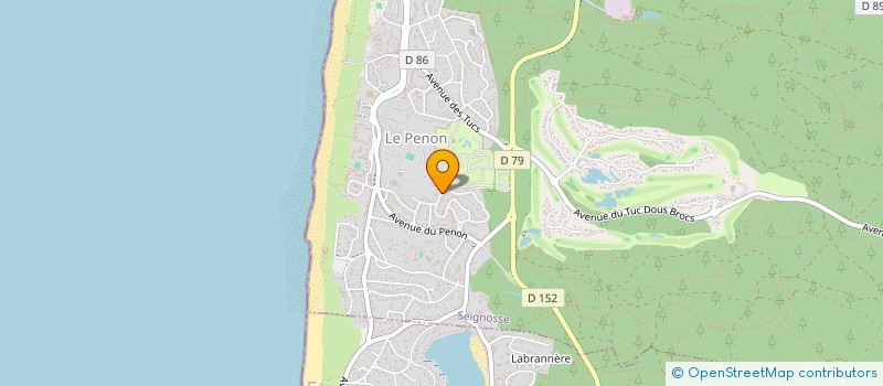 localisation de l'entreprise CONFIANCE  SEIGNOSSE