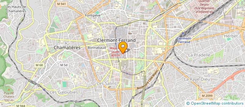 localisation de l'entreprise CONFIANCE  CLERMONT-FERRAND