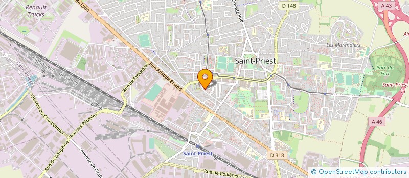 localisation de l'entreprise CONFIANCE BATIMENT  SAINT-PRIEST