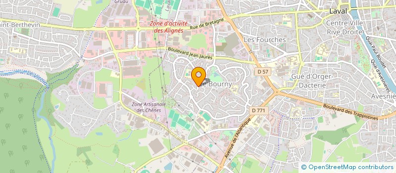 localisation de l'entreprise CONFIANCE BULGARIE COMITE DE JUMELAGE LAVAL LOVETCH à LAVAL