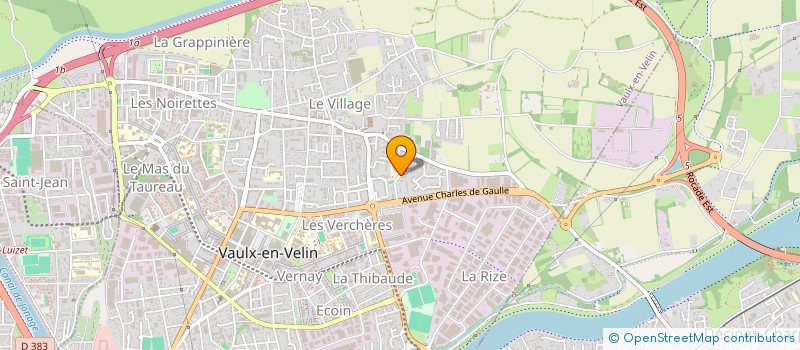 localisation de l'entreprise CONFIANCE CARRELAGE à VAULX-EN-VELIN