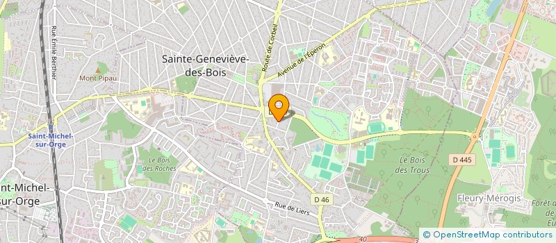 localisation de l'entreprise CONFIANCE ELECTRICITE à STE GENEVIEVE DES BOIS