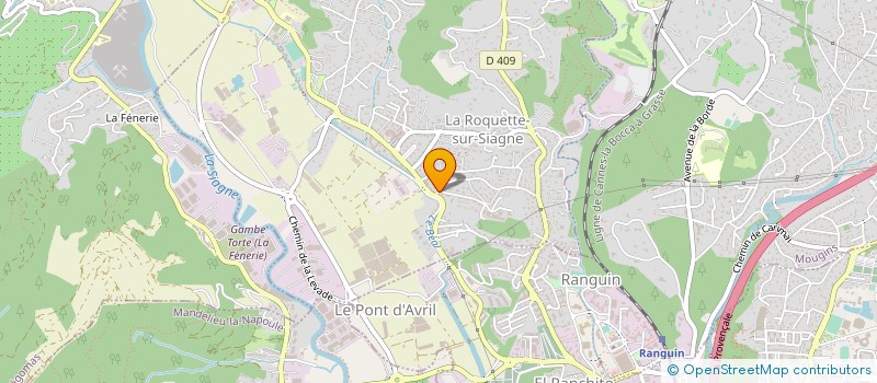 localisation de l'entreprise CONFIANCE FERMETURES à LA ROQUETTE-SUR-SIAGNE