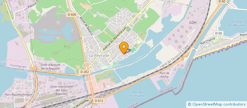 localisation de l'entreprise CONFIANCE & GARANTIE GROUPE à FRONTIGNAN