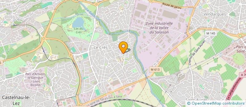 localisation de l'entreprise CONFIANCE IMMO SUD  SAINT-MATHIEU-DE-TREVIERS