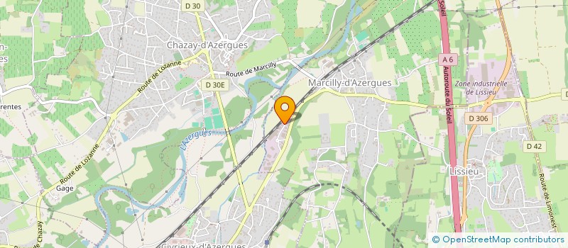 localisation de l'entreprise CONFIANCE ISOLATION à MARCILLY-D'AZERGUES