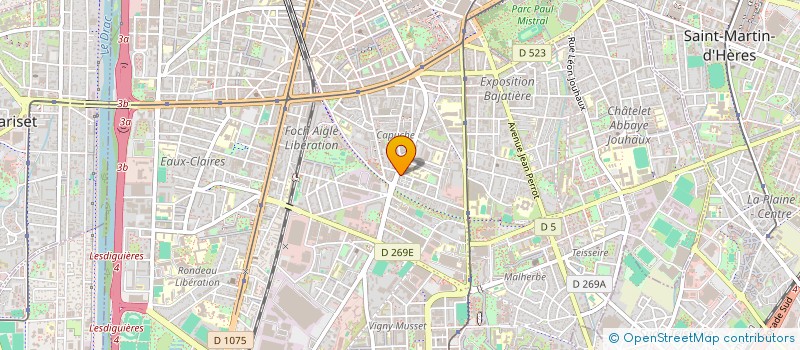 localisation de l'entreprise CONFIANCE MARKET à GRENOBLE