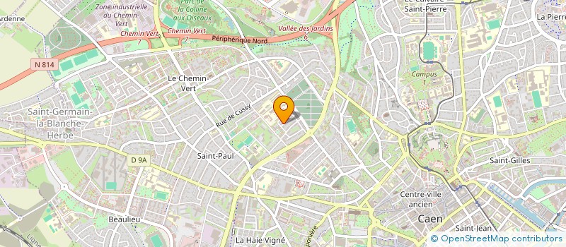 localisation de l'entreprise CONFIANCE PRO 14 à CAEN