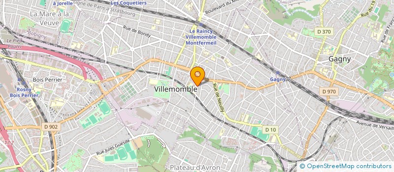 localisation de l'entreprise CONFIANCE SERVICES à VILLEMOMBLE