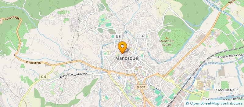 localisation de l'entreprise CONFIANZA à MANOSQUE