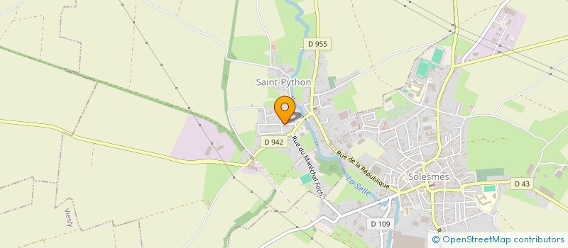 localisation de l'entreprise CONFIBEL à SAINT-PYTHON