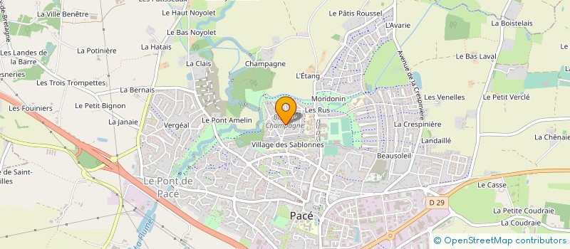 localisation de l'entreprise CONFIDANS à PACE