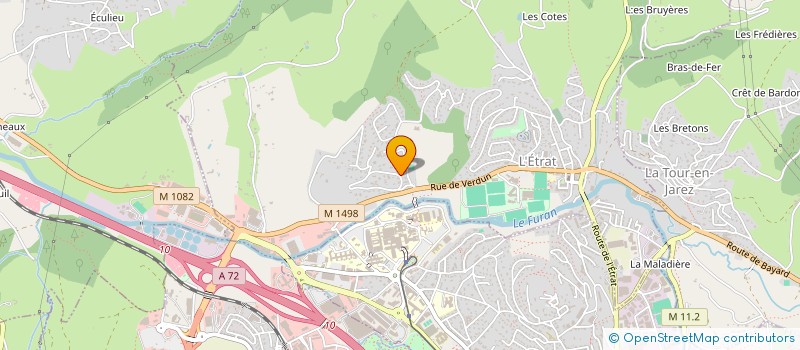 localisation de l'entreprise CONFIDANT VTC FRANCE  L'ETRAT