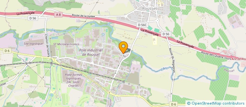 localisation de l'entreprise CONFIDE  ROUSSET