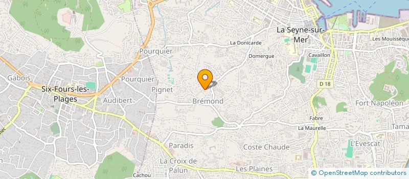 localisation de l'entreprise CONFIDENCES à LA SEYNE-SUR-MER