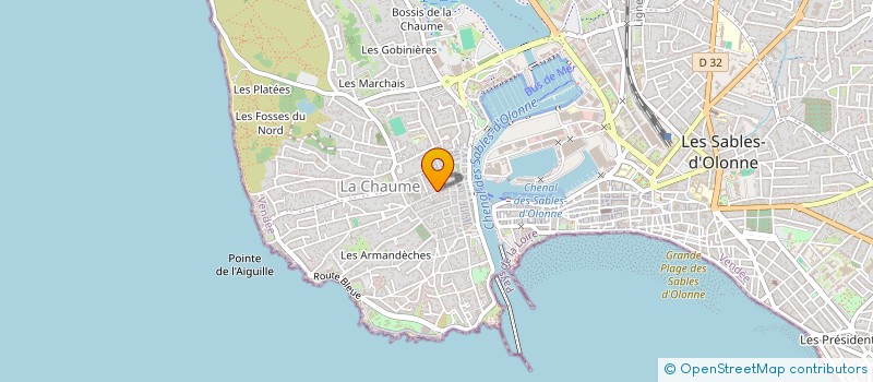localisation de l'entreprise CONFIDENCES à LES SABLES D'OLONNE