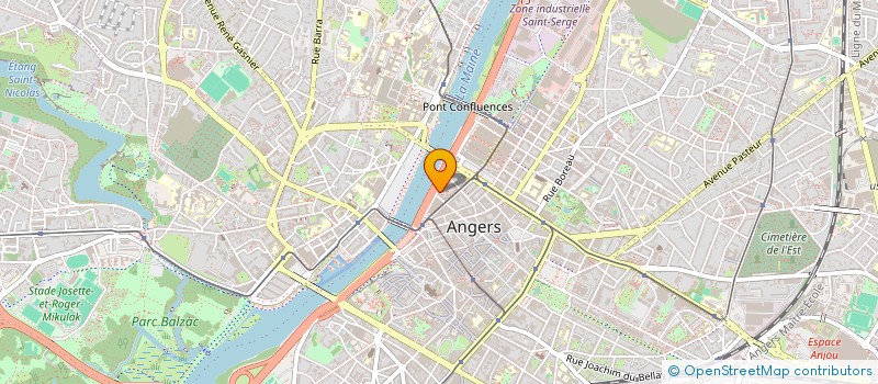 localisation de l'entreprise CONFIDENCES MASSAGES à ANGERS