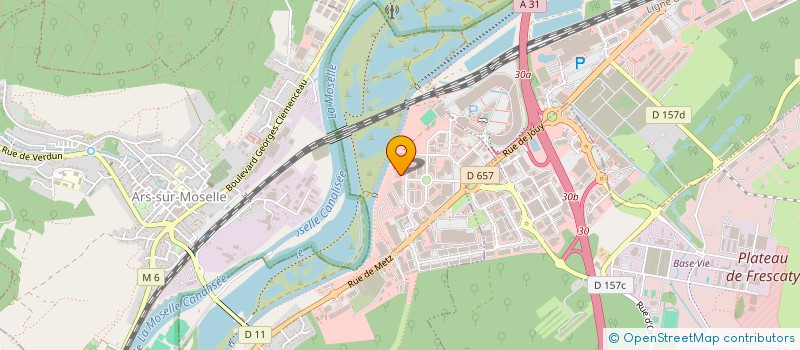 localisation de l'entreprise CONFIDENS  JOUY-AUX-ARCHES