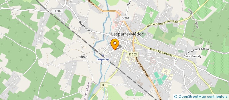 localisation de l'entreprise CONFIDENTIEL 2S  LESPARRE-MEDOC