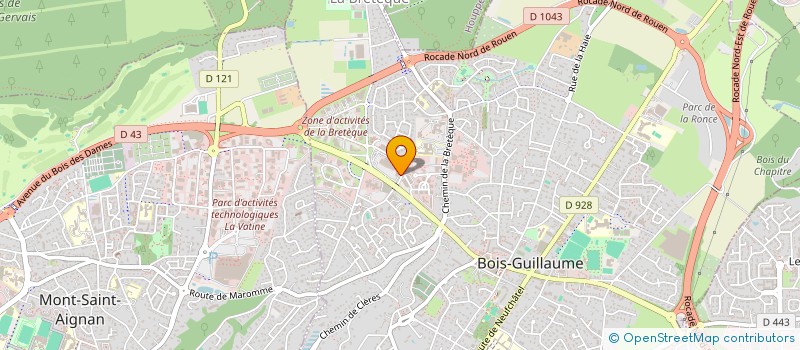 localisation de l'entreprise CONFIDENTIELLES à BOIS-GUILLAUME