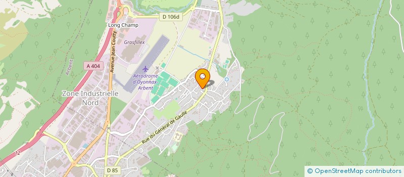 localisation de l'entreprise CONFINS-ARAVIS à ARBENT