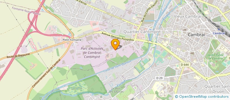 localisation de l'entreprise CONFISERIE AFCHAIN à CAMBRAI