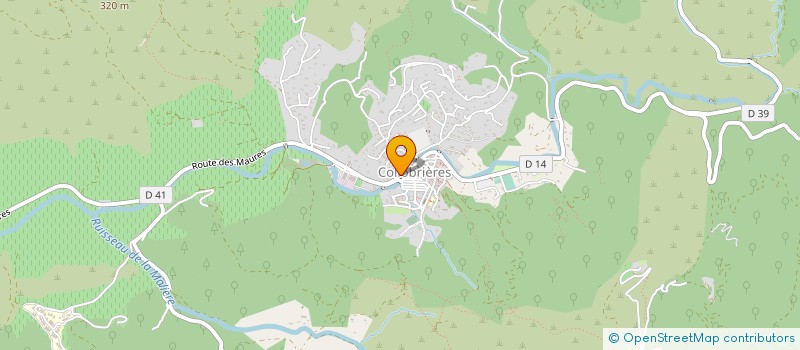 localisation de l'entreprise CONFISERIE AZUREENNE à COLLOBRIERES