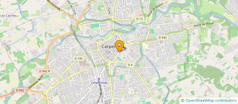 localisation de l'entreprise CONFISERIE BONO à CARPENTRAS