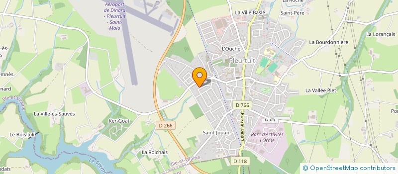 localisation de l'entreprise CONFISERIE CAROLINE  PLEURTUIT