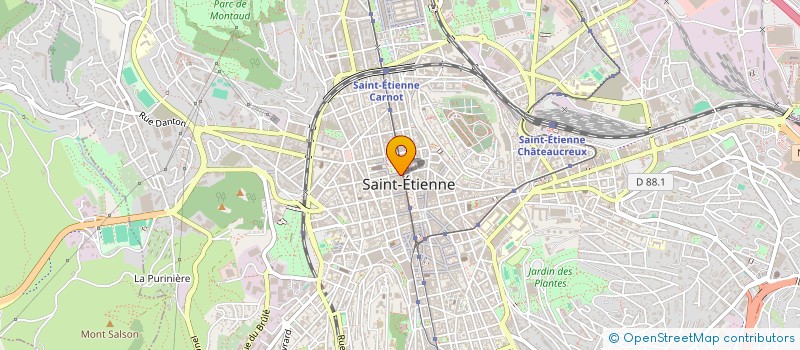 localisation de l'entreprise CONFISERIE DES ARCADES à SAINT-ETIENNE