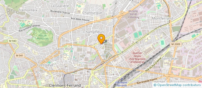 localisation de l'entreprise CONFISERIE DES FLAMBOYANTS à CLERMONT-FERRAND