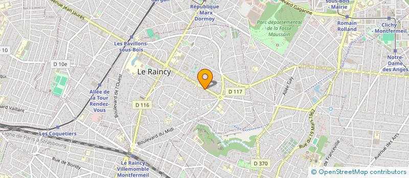localisation de l'entreprise CONFISERIE GUMUCHE à LE RAINCY