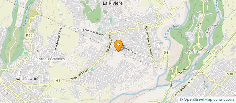localisation de l'entreprise CONFISERIE HOARAU à SAINT-LOUIS