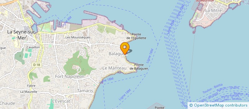 localisation de l'entreprise CONFISERIE LINO à LA SEYNE-SUR-MER