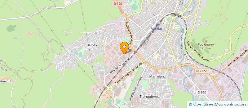 localisation de l'entreprise CONFISERIE RIOL à AURILLAC