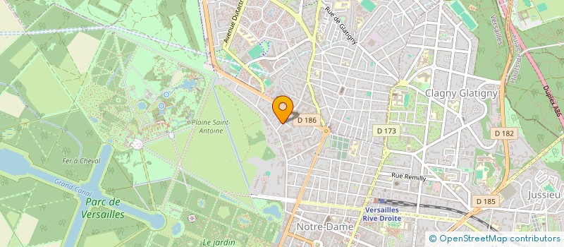 localisation de l'entreprise CONFITURE LOUIS LOUIS à VERSAILLES