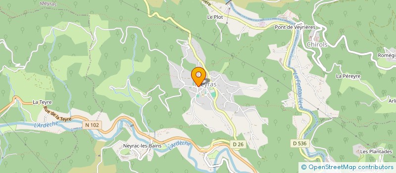 localisation de l'entreprise CONFITURES ARDECHOISES à LA SOUCHE