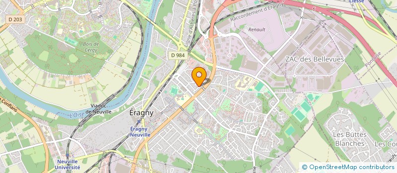 localisation de l'entreprise CONFLANAISE DE CONSEIL ET INVESTISSEMENT  ERAGNY