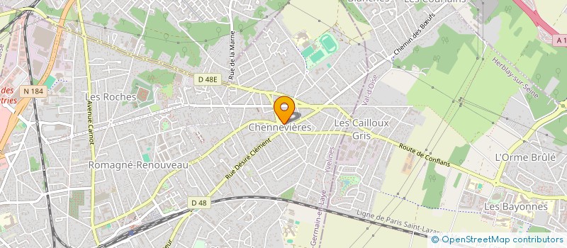 localisation de l'entreprise CONFLANS DISTRIBUTION à CONFLANS-SAINTE-HONORINE