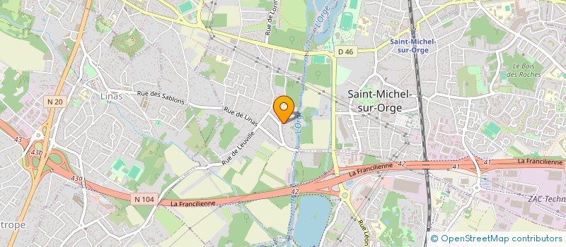 localisation de l'entreprise CONFLUENCE  LONGPONT-SUR-ORGE
