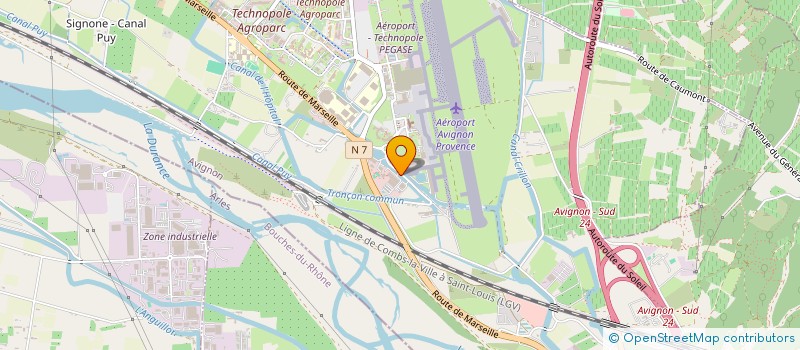 localisation de l'entreprise CONFLUENCE à AVIGNON