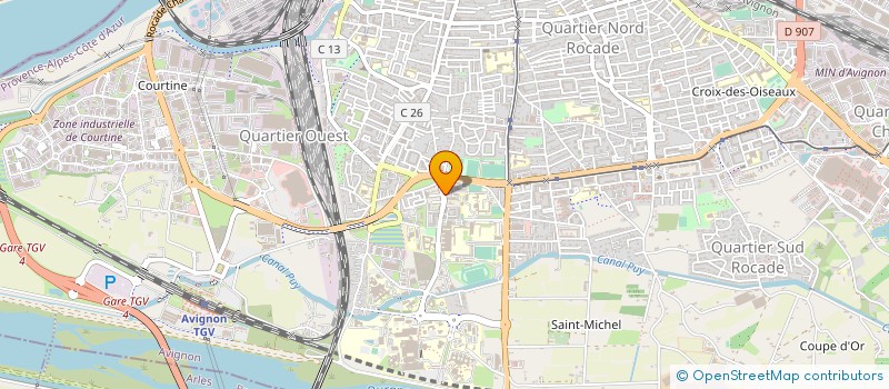 localisation de l'entreprise CONFLUENCE  AVIGNON