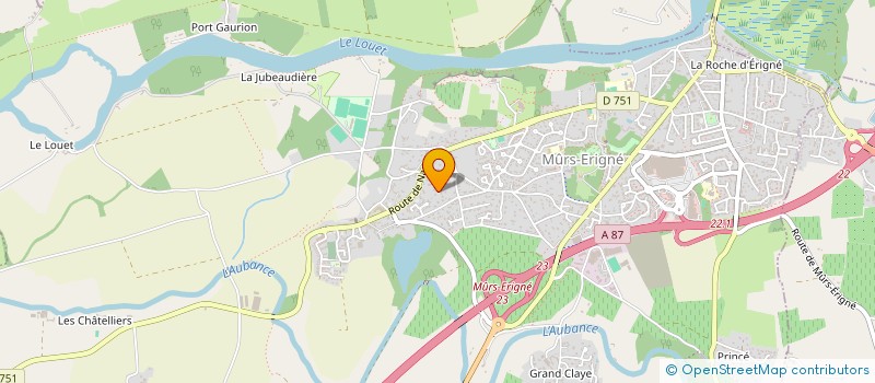 localisation de l'entreprise CONFLUENCE  MURS-ERIGNE