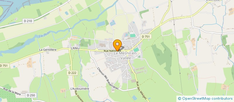 localisation de l'entreprise CONFLUENCE  MAUGES-SUR-LOIRE