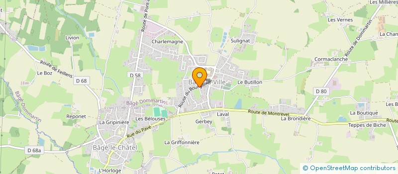 localisation de l'entreprise CONFLUENCE CONSULTING à BAGE-DOMMARTIN