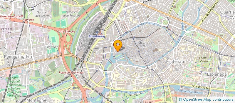 localisation de l'entreprise CONFLUENCE FORMATION à STRASBOURG