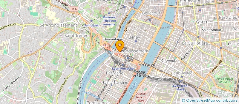 localisation de l'entreprise CONFLUENCE GESTION IMMOBILIERE  LYON