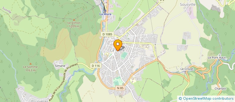 localisation de l'entreprise CONFLUENCE MATHEYSINE à LA MURE